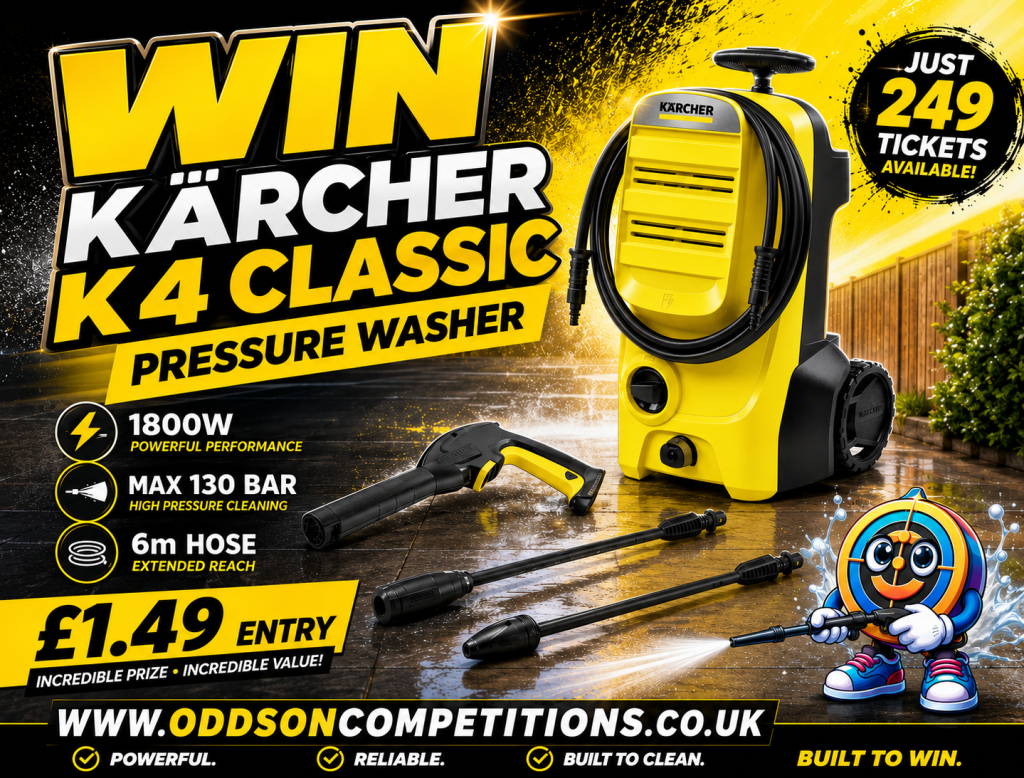 💦🚿 WIN A KÄRCHER K4 JETWASH! 🚿💦