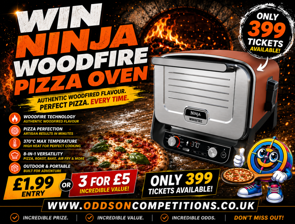 🍕🔥 WIN A NINJA WOODFIRE OUTDOOR PIZZA OVEN! 🔥🍕