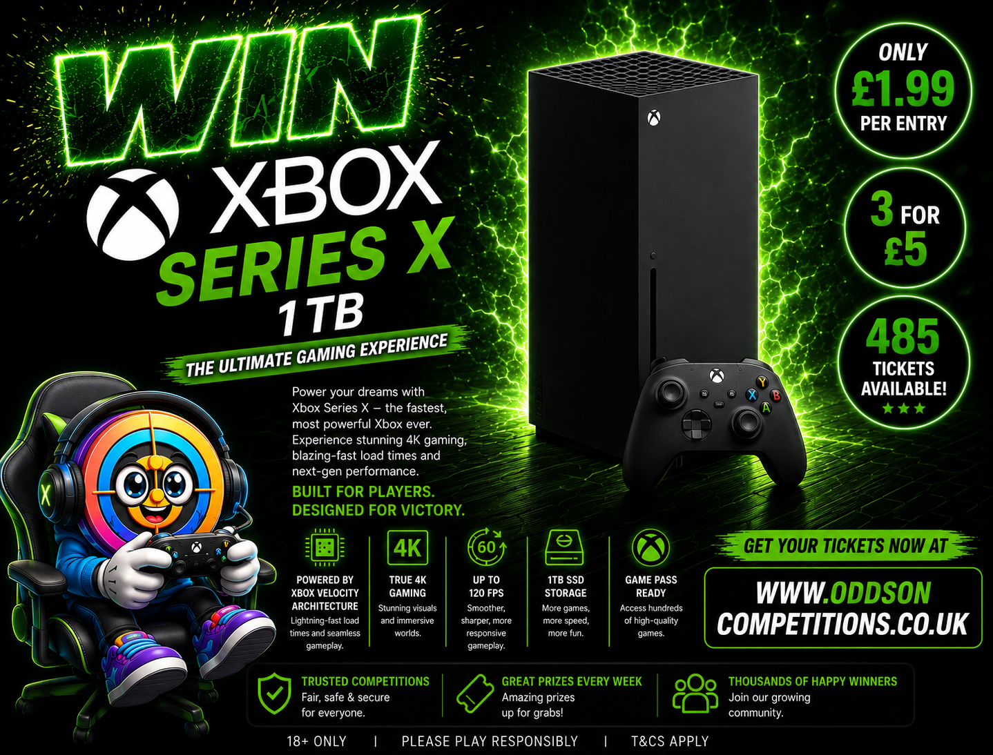 🎮🔥 WIN AN XBOX SERIES X 1TB! 🔥🎮