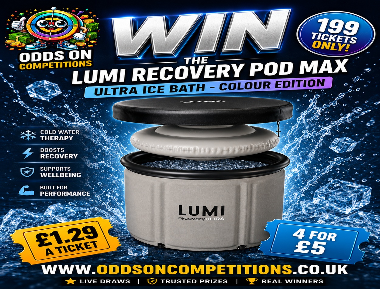❄️ WIN A LUMI RECOVERY POD MAX – ULTRA ICE BATH COLOUR EDITION! 🧊💪