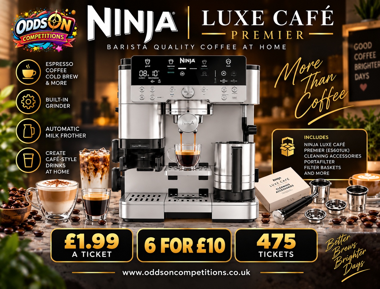 Win a Ninja Luxe Café Premier Espresso Machine ☕